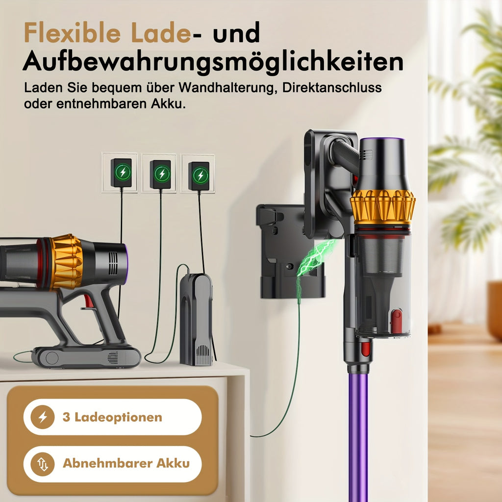 Akku-Staubsauger, Lila für Teppiche und Hartböden – Detailansicht 5