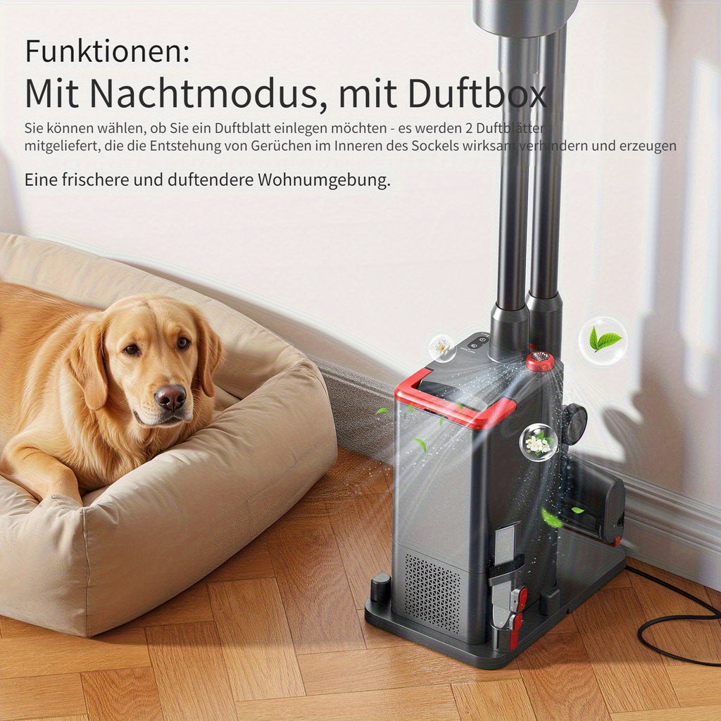 Akku-Staubsauger, Lubluelu kabelloser Stabstaubsauger für Hartböden und Teppiche – Detailansicht 3