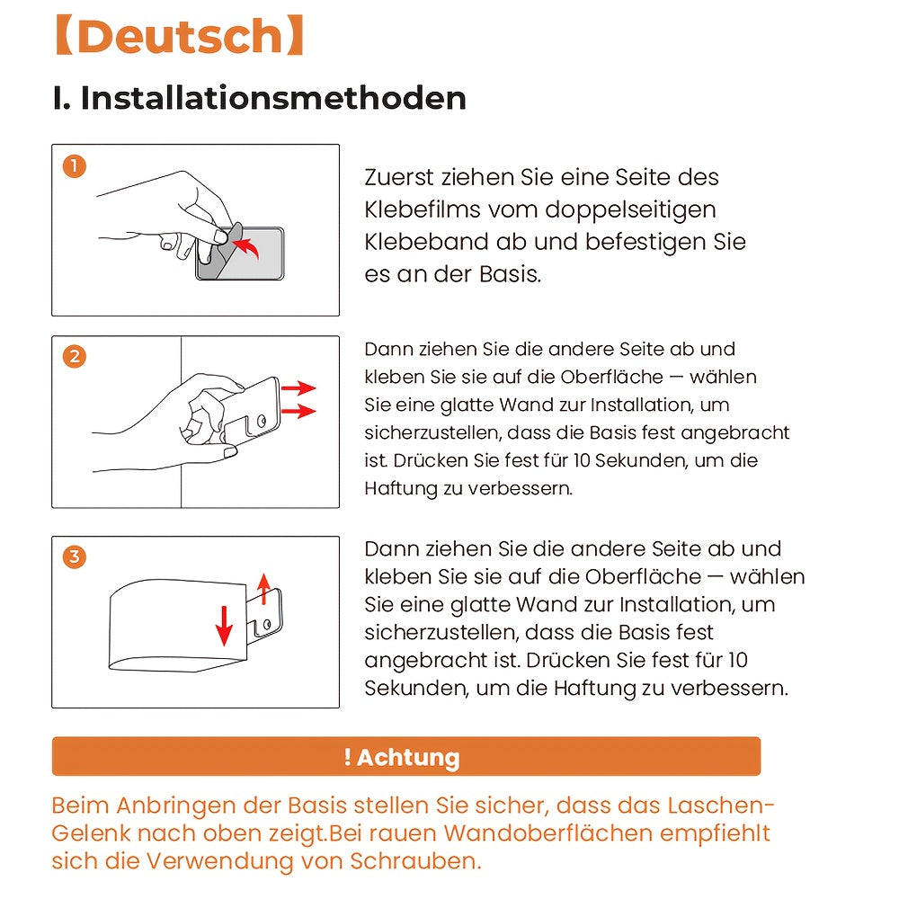Akku-Wandlampe für den Innenbereich, LED-Beleuchtung für Schlafzimmer und Bett – Detailansicht 11