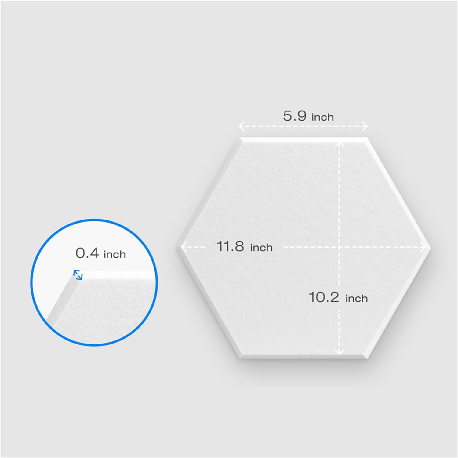 Akustikpaneele, 30x26x0,9 cm für Büro und Homeoffice – Detailansicht 2