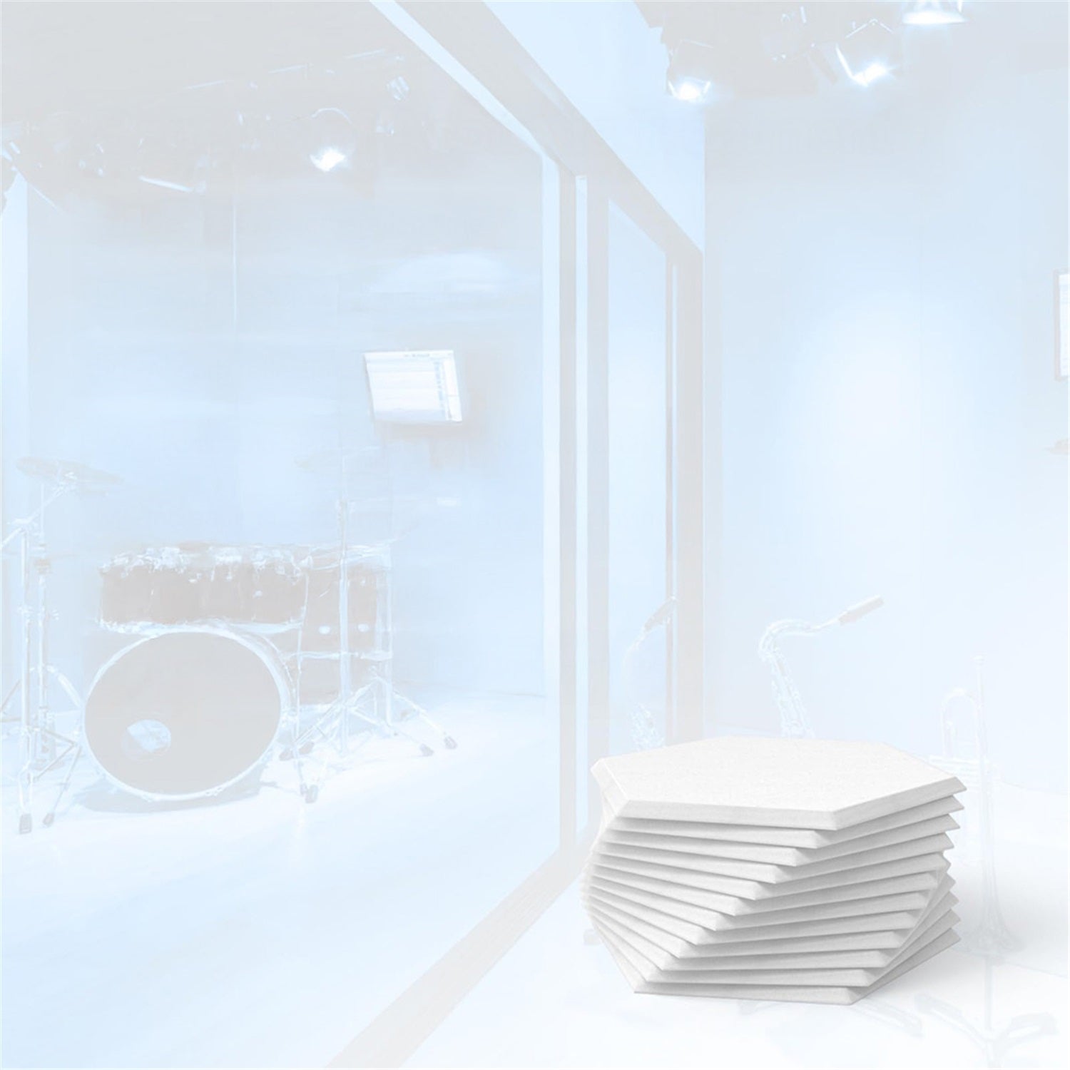 Akustikpaneele, 30x26x0,9 cm für Büro und Homeoffice – Detailansicht 5