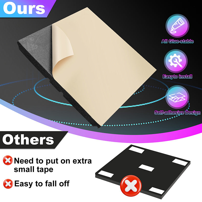 Akustikpaneele, 30x30x2,5 cm für Büro und Homeoffice – Detailansicht 5