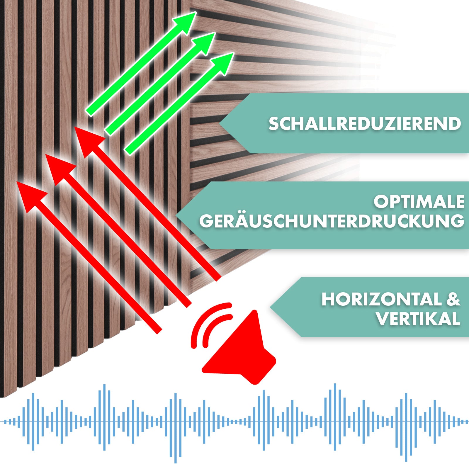 Akustikpaneele, Roter Eichenbaum für Büro und Homeoffice – Detailansicht 39