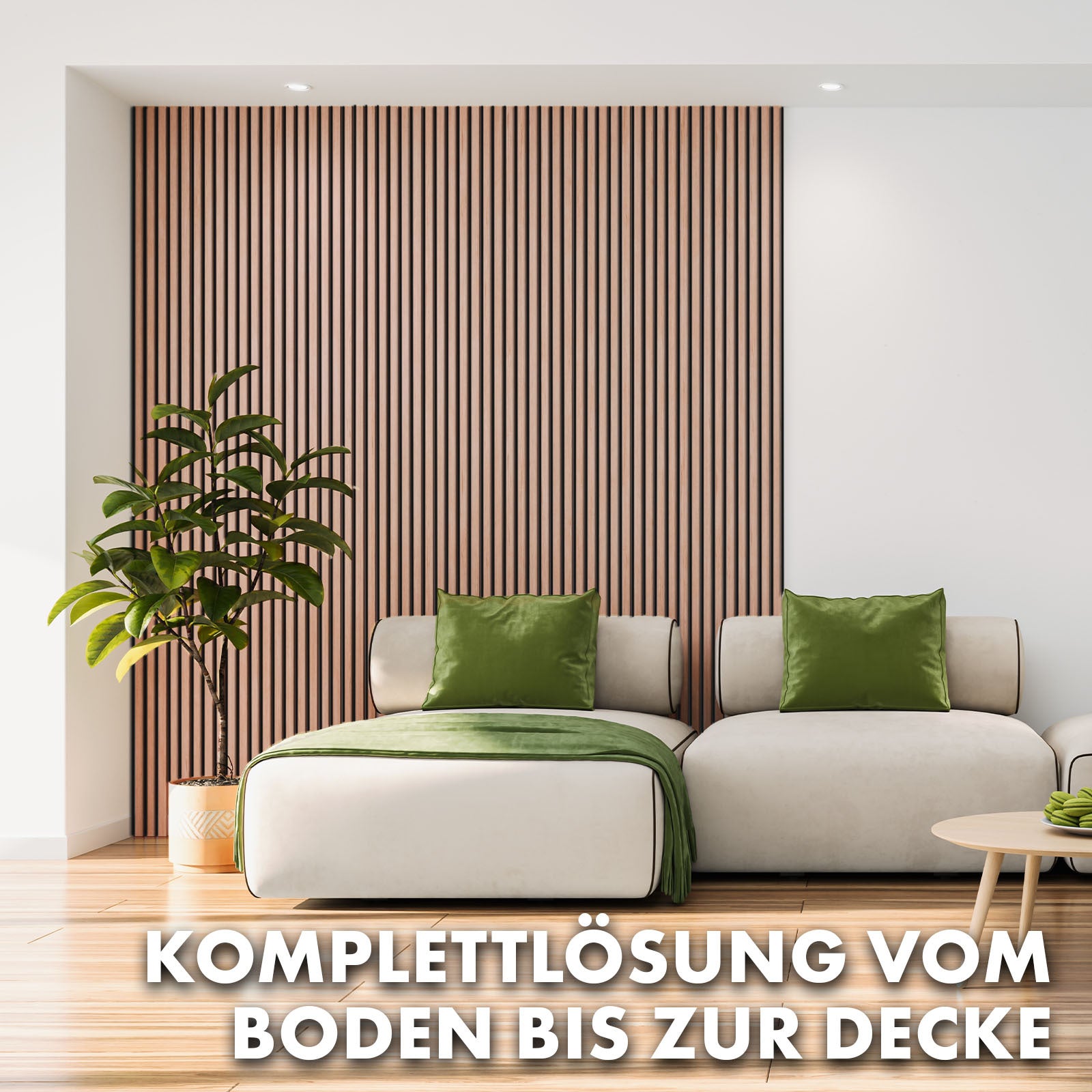 Akustikpaneele, Roter Eichenbaum für Büro und Homeoffice – Detailansicht 49