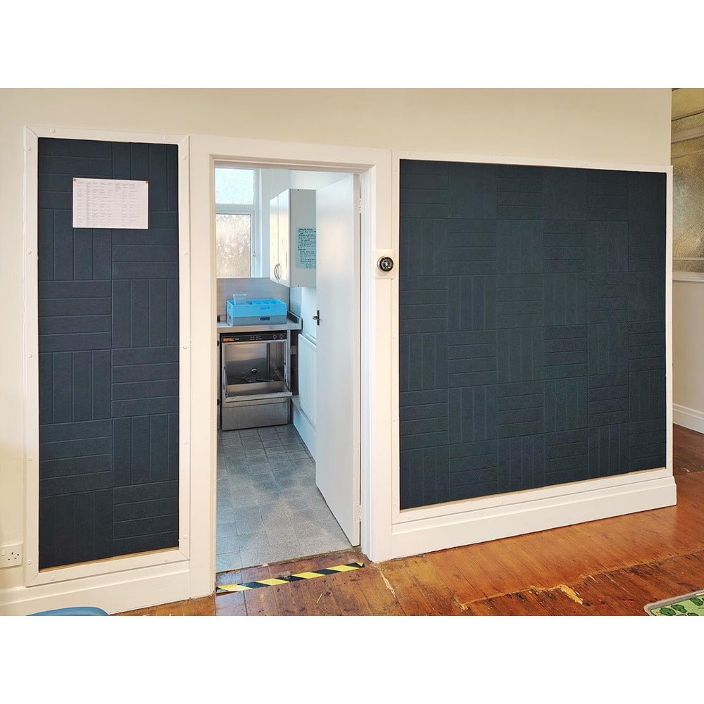 Akustikplatten, Schwarz für Büro und Homeoffice – Detailansicht 2