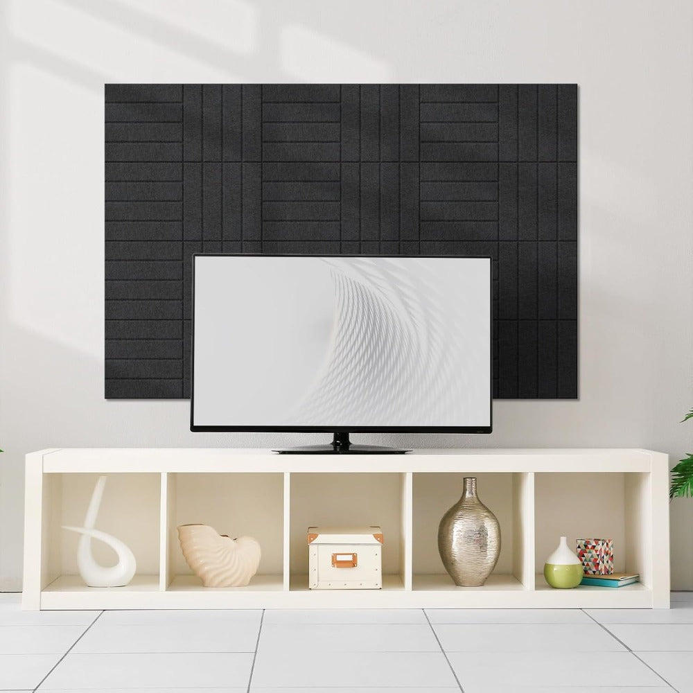 Akustikplatten, Schwarz für Büro und Homeoffice – Detailansicht 9