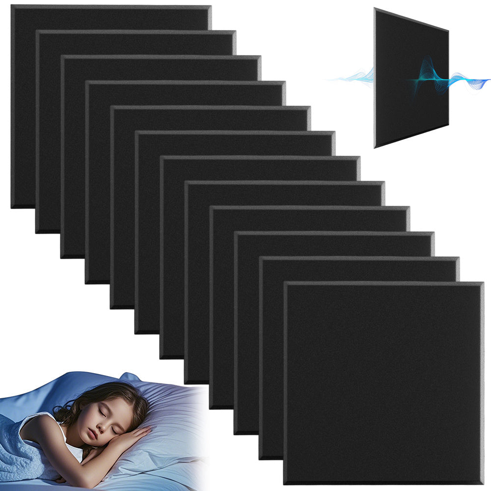 Akustikplatten, Schwarz für Schlafzimmer und Bett – Detailansicht 3
