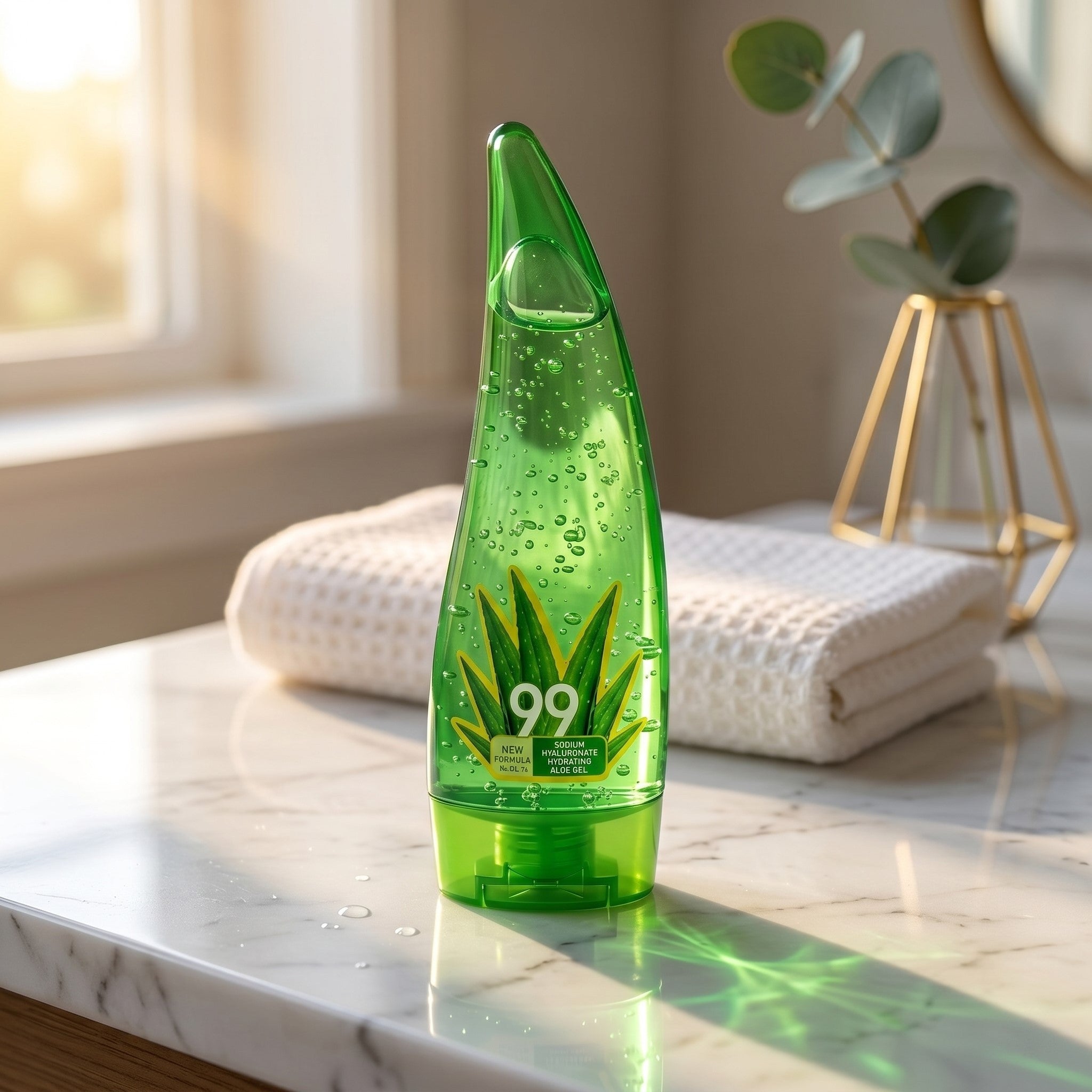 Aloe Vera Gel, 2 Stück für Pflege zu Hause – Detailansicht 3
