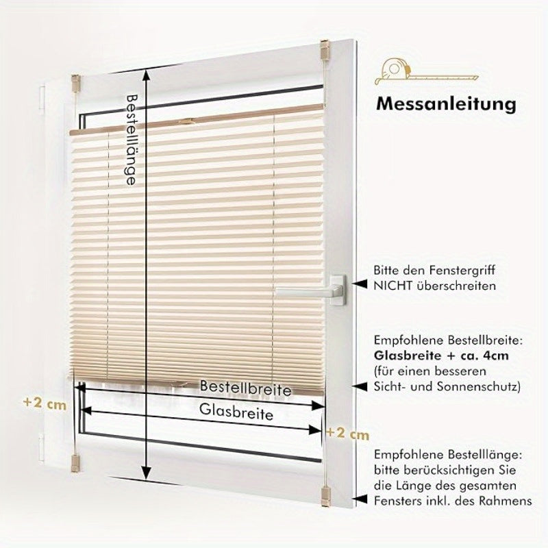Aluminium-Jalousie, Beige für Fenster – Detailansicht 3