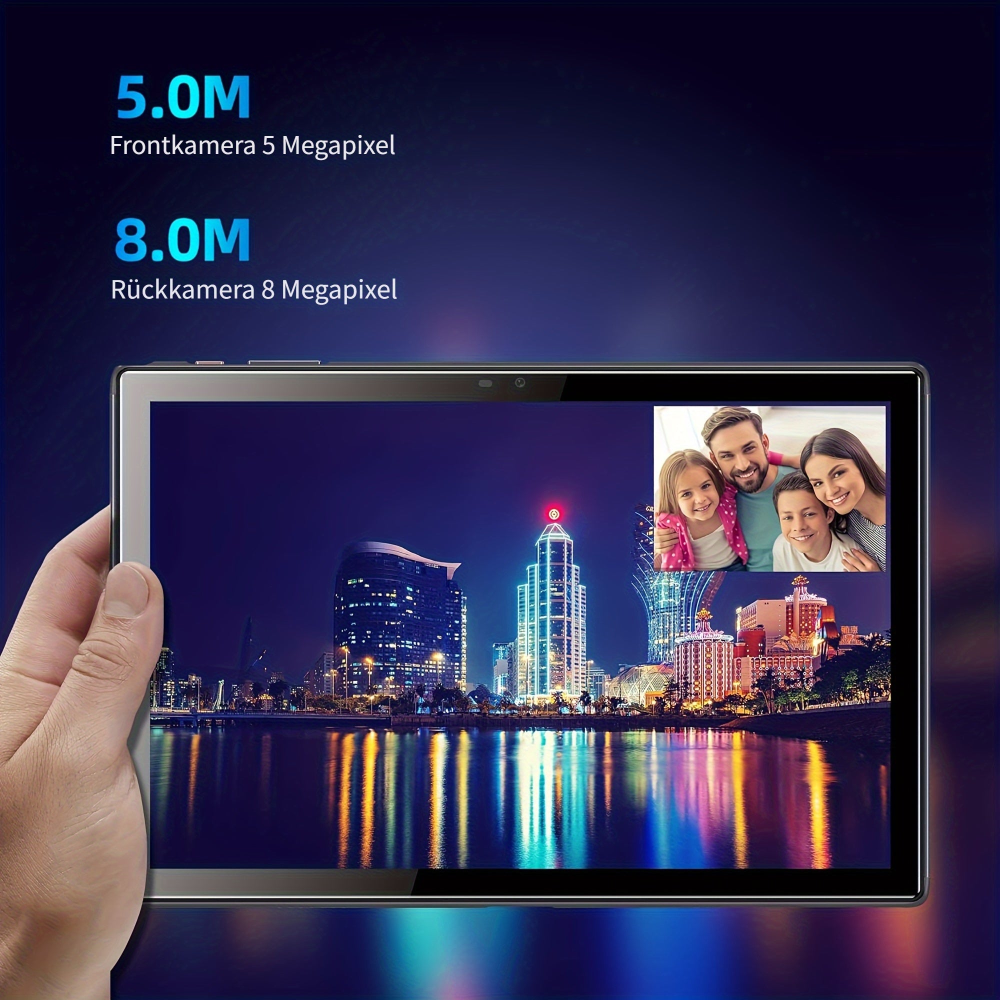 Android-Tablet, Grau für Alltag und Zuhause – Detailansicht 5