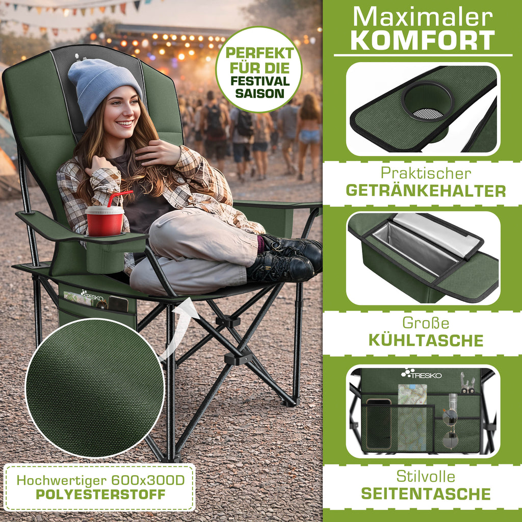 Angelstuhl, faltbar für Wohnen und Sitzen – Detailansicht 11