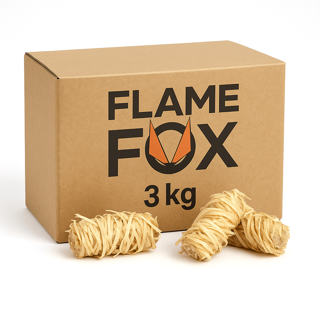 Anzündwolle XXL, 10kg für Kamin und Garten – Detailansicht 2