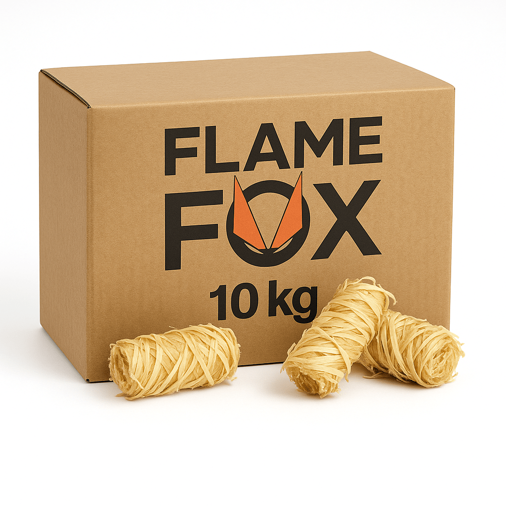 Anzündwolle XXL, 10kg für Kamin und Garten – Detailansicht 3