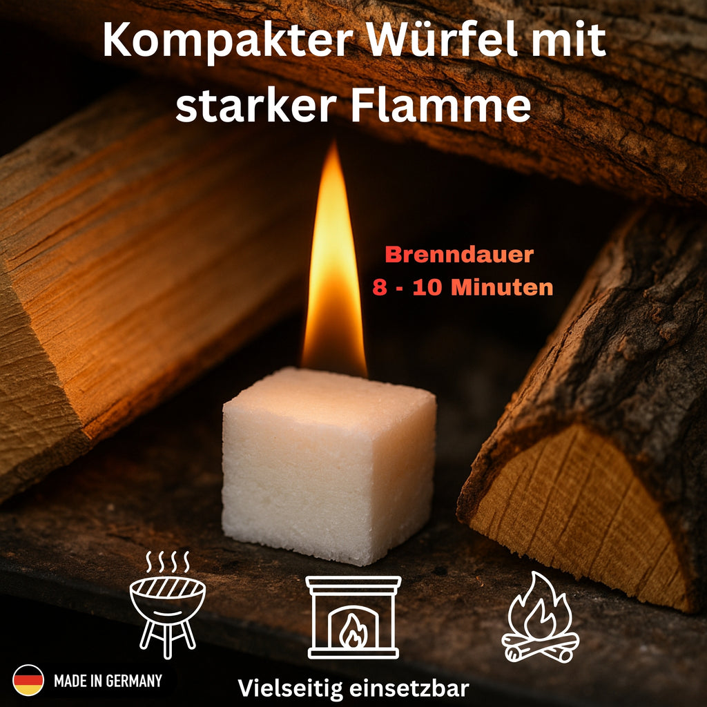 Anzündwürfel, 1152 W für Alltag und Zuhause – Detailansicht 3