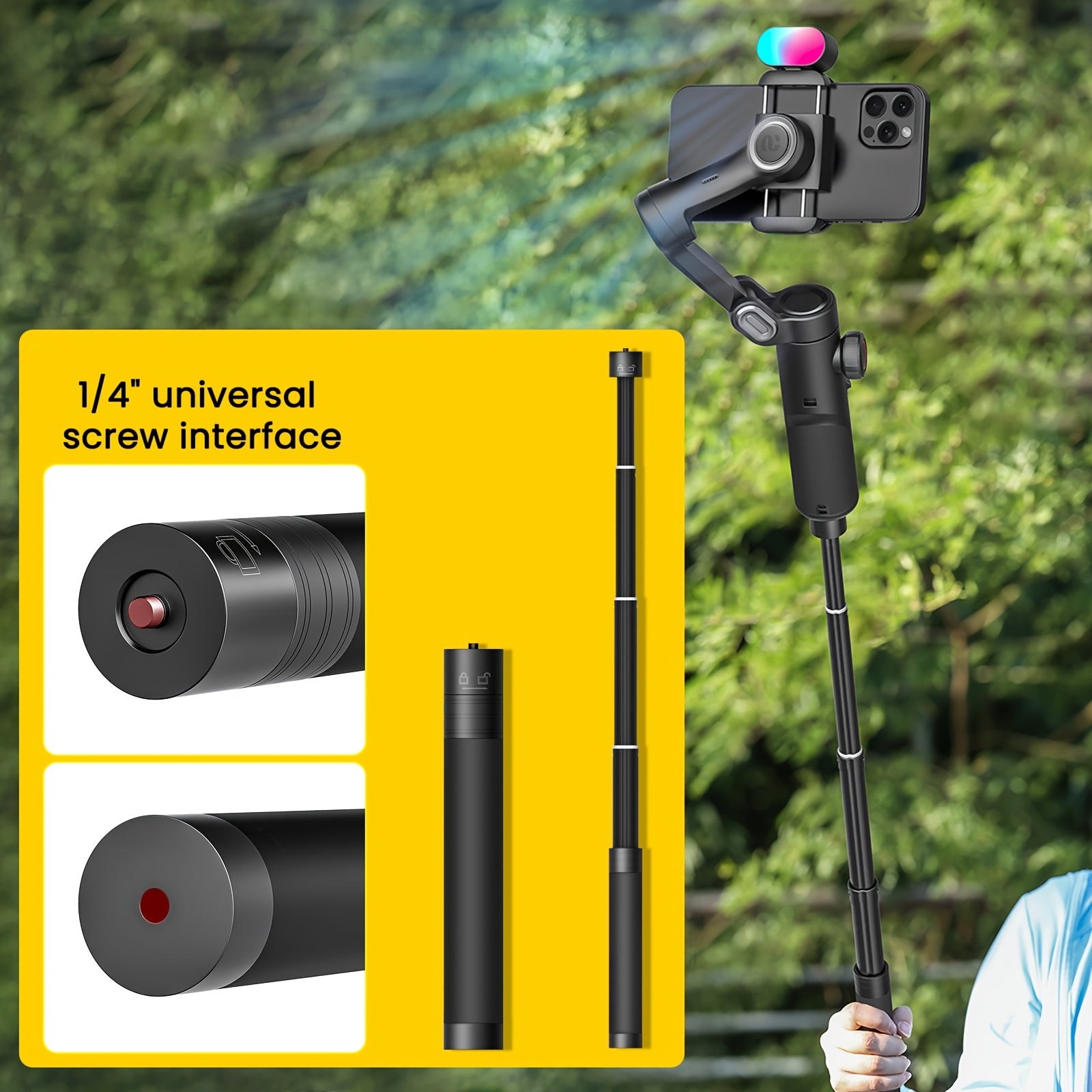 AOCHUAN, 73 cm für Camping und Reisen – Detailansicht 16