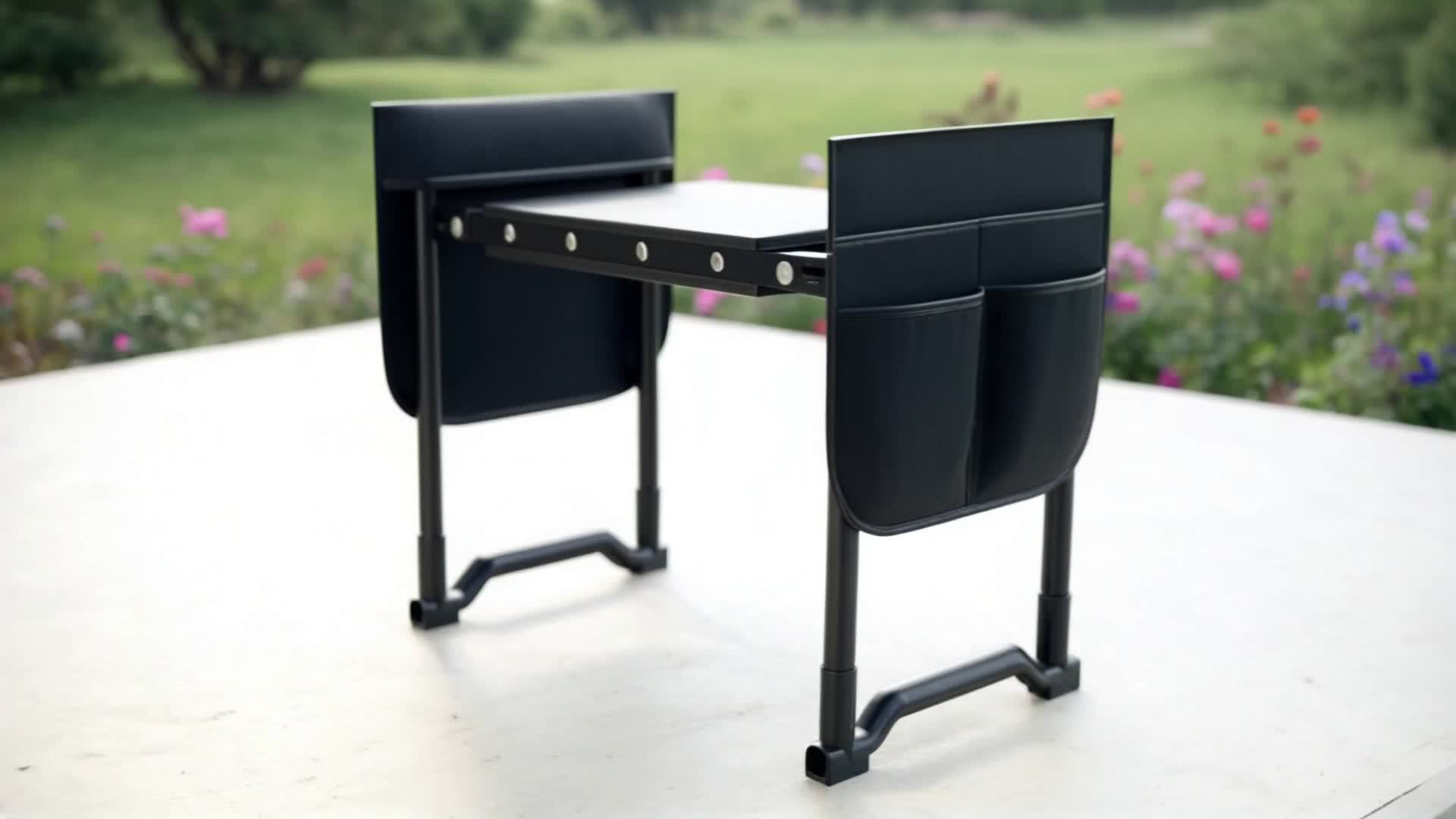 Arbeits-Hocker Gartenhocker Klappbarer, 150kg für Garten und Terrasse – Detailansicht 6