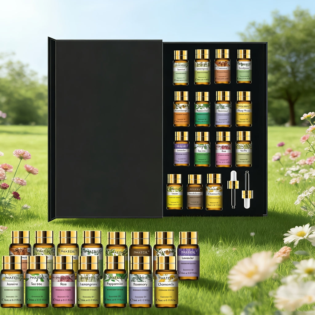 Ätherische Öle Geschenkset, 5ml für Diffuser und Liebhaber – Hauptansicht