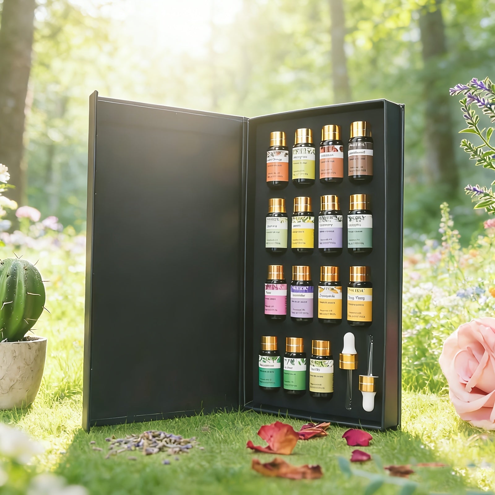 Ätherische Öle Geschenkset, 5ml für Diffuser und Liebhaber – Detailansicht 2
