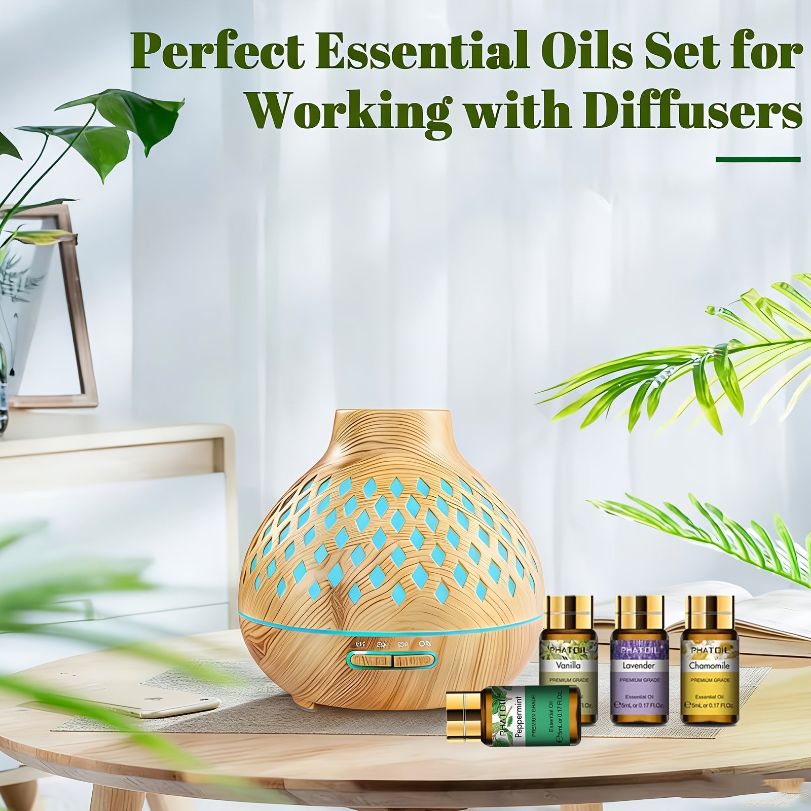 Ätherische Öle Geschenkset, 5ml für Diffuser und Liebhaber – Detailansicht 6