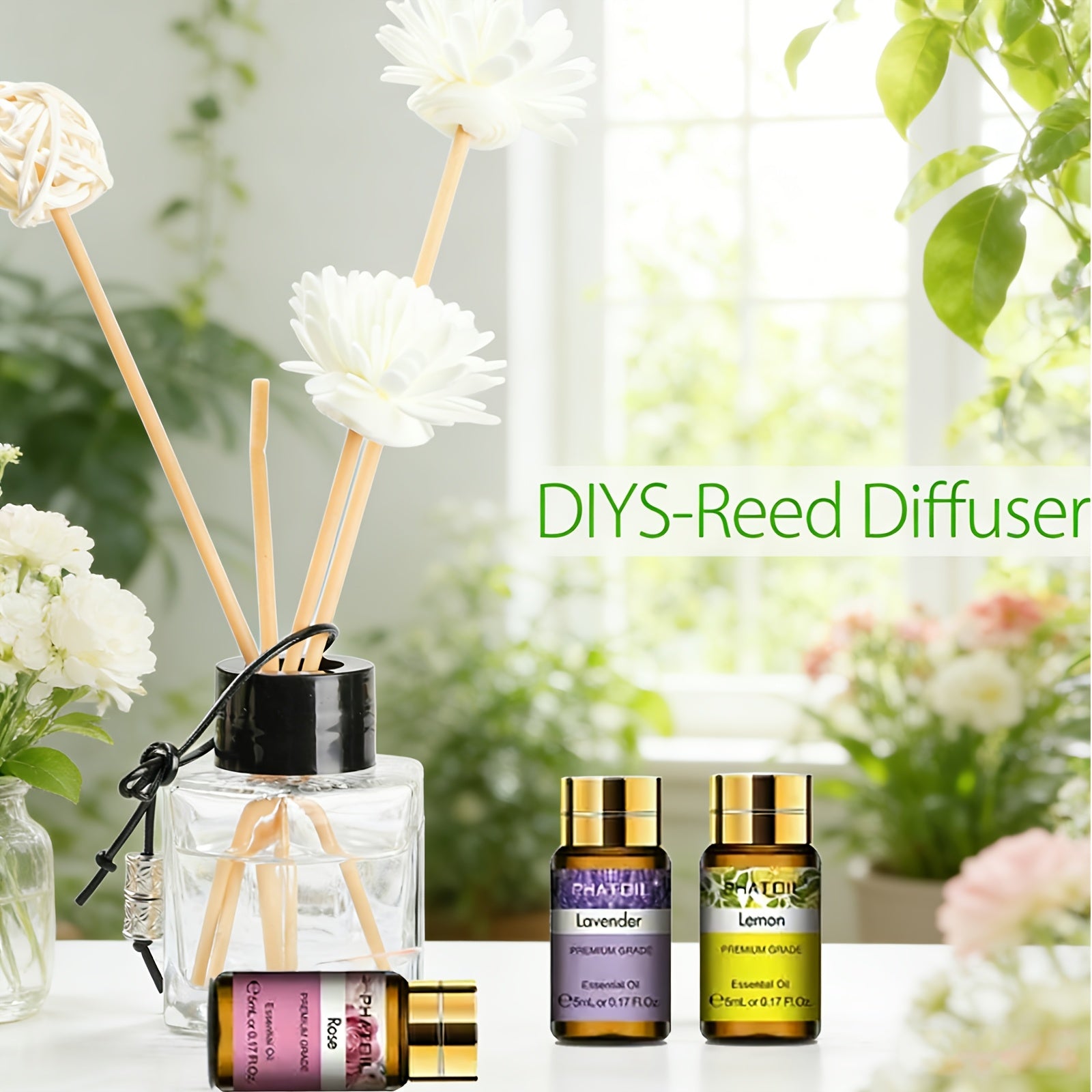 Ätherische Öle Geschenkset, 5ml für Diffuser und Liebhaber – Detailansicht 7