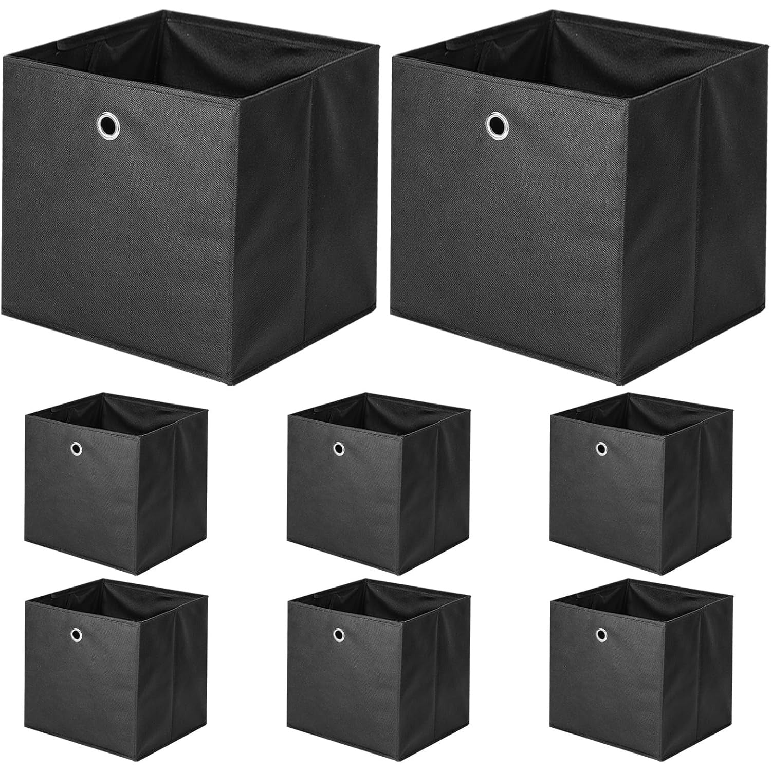 Aufbewahrungsboxen, 8er-Pack für Regale und Raumteiler – Detailansicht 4