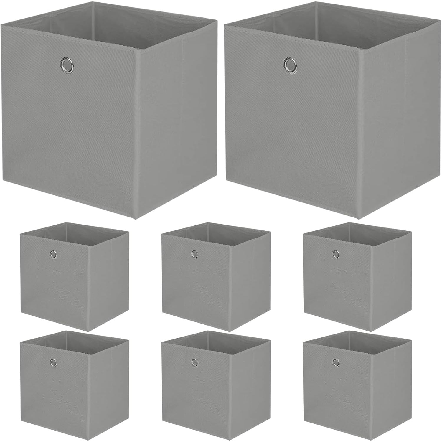 Aufbewahrungsboxen, 8er-Pack für Regale und Raumteiler – Detailansicht 7