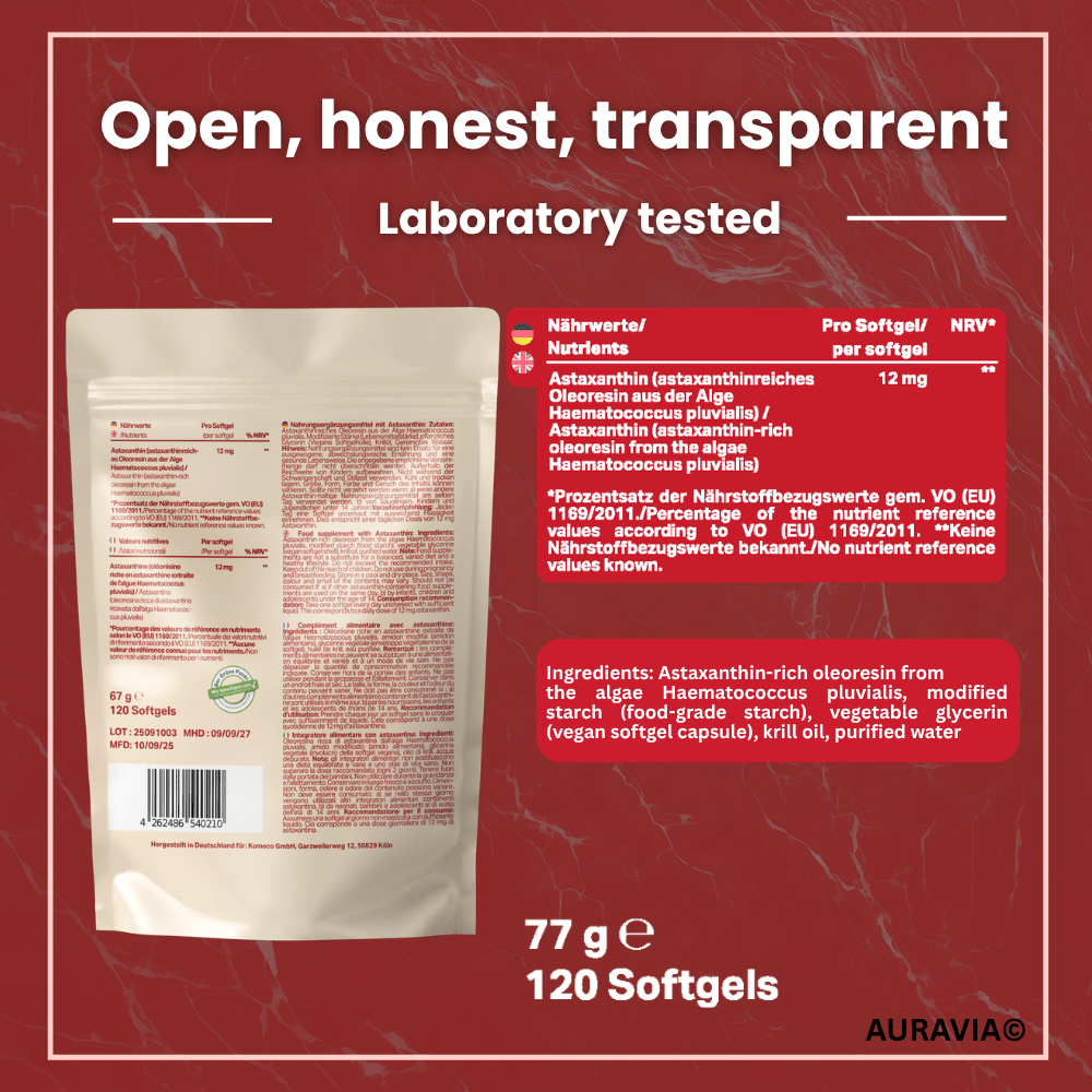 AURAVIA® Astaxanthin für Alltag und Zuhause – Detailansicht 5