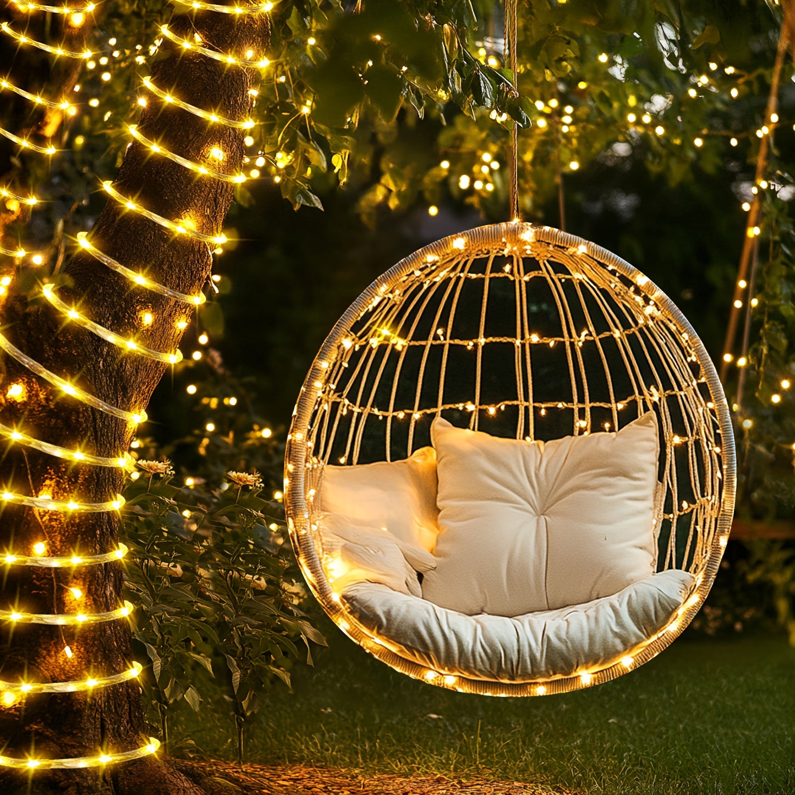 Außen-Lichterkette, LED-Beleuchtung für Schlafzimmer und Bett – Detailansicht 6