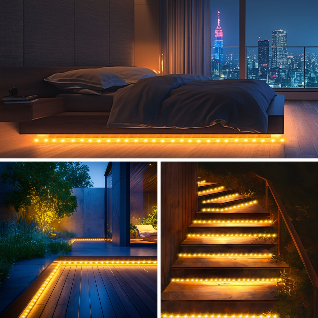 Außen-Lichterkette, LED-Beleuchtung für Schlafzimmer und Bett – Detailansicht 9