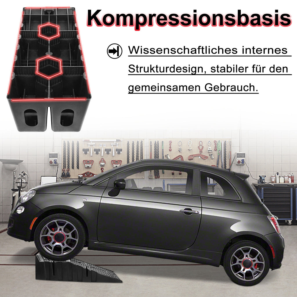 Auto-Auffahrrampe, Kunststoff für Fahrzeug und unterwegs – Detailansicht 5