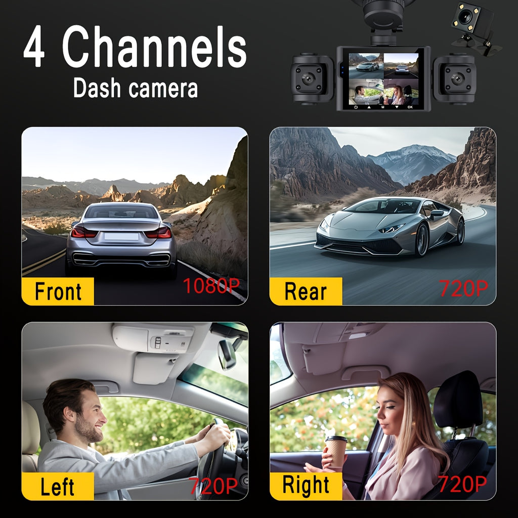 Auto Dashcam, 360° drehbar für Fahrzeug und unterwegs – Detailansicht 14
