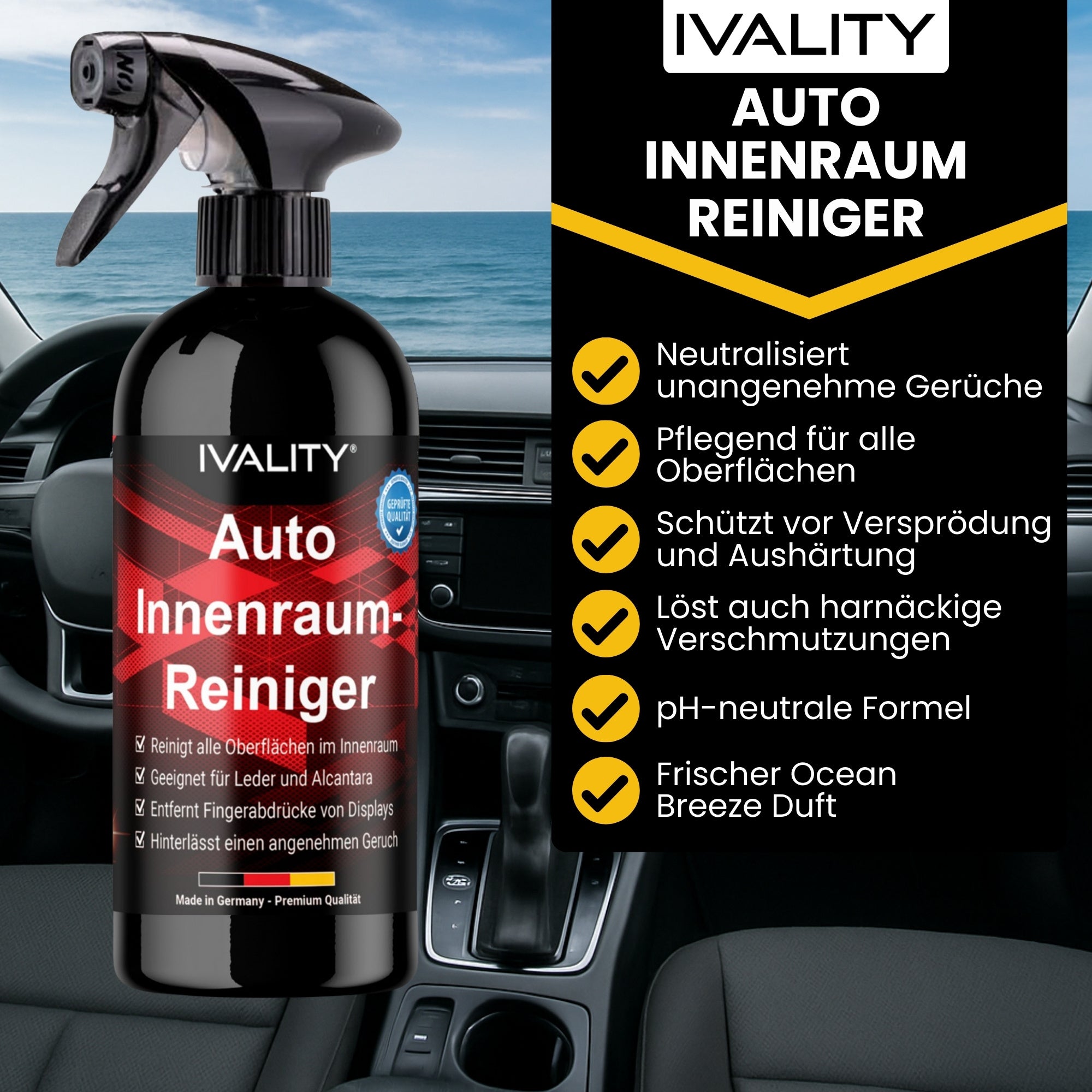 Auto Innenraumreiniger - Universalreiniger für Fahrzeug und unterwegs – Detailansicht 16