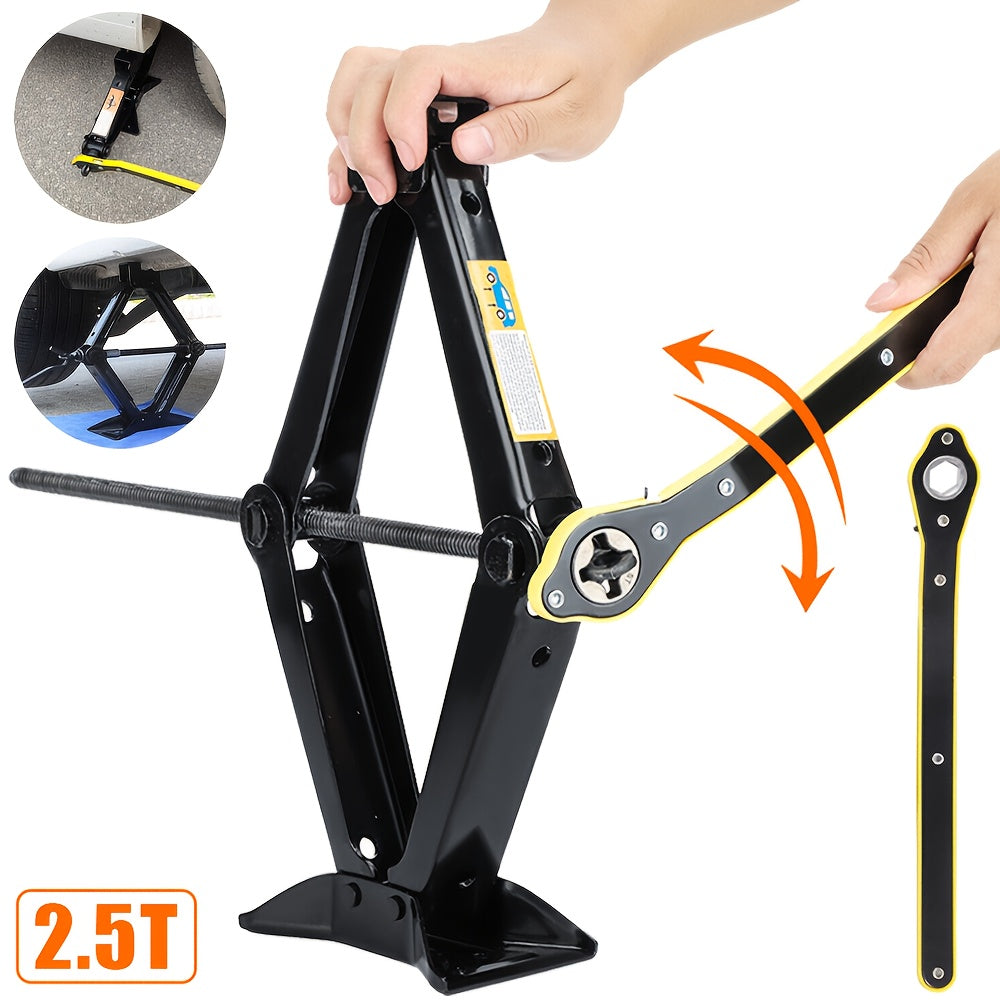 Auto-Scherenwagenheber, 39 cm für Pannenhilfe und Radwechsel – Detailansicht 5