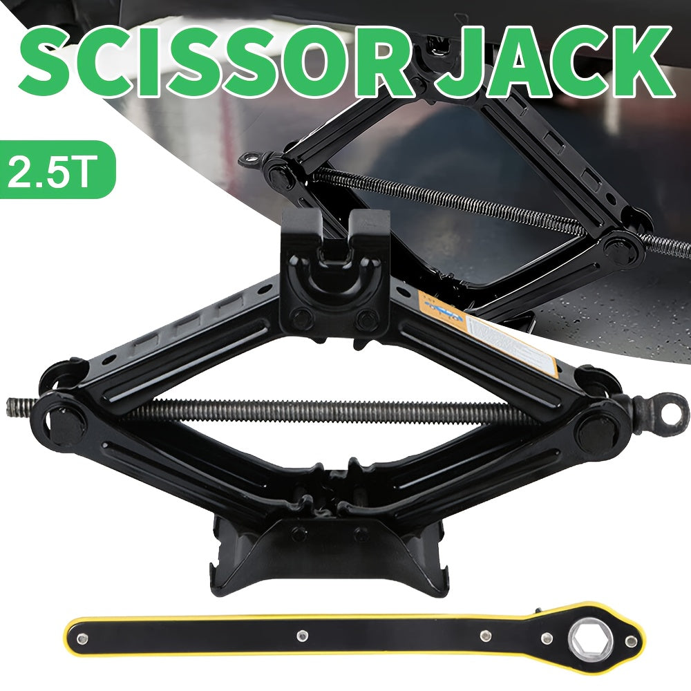 Auto-Scherenwagenheber, 39 cm für Pannenhilfe und Radwechsel – Detailansicht 6