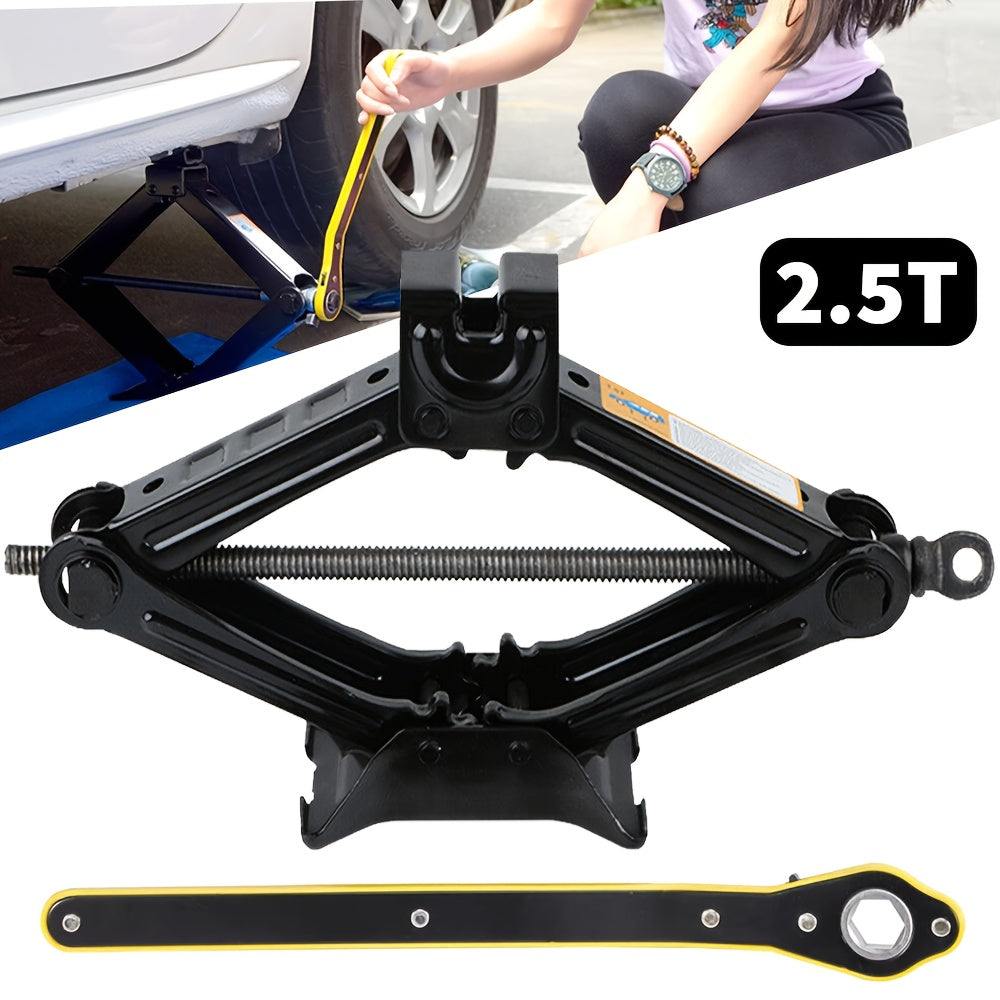 Auto-Scherenwagenheber, 39 cm für Pannenhilfe und Radwechsel – Detailansicht 7
