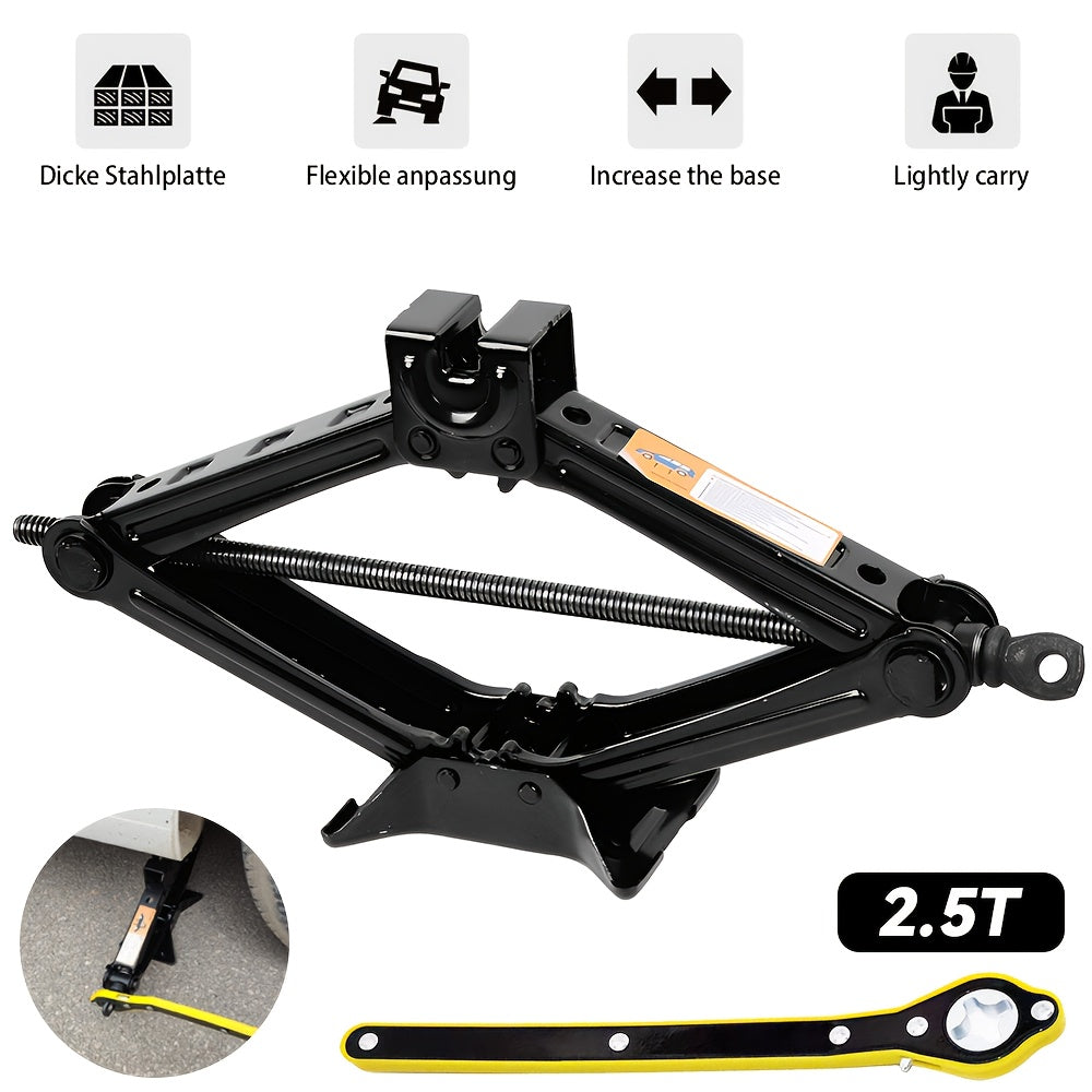 Auto-Scherenwagenheber, 39 cm für Pannenhilfe und Radwechsel – Detailansicht 8