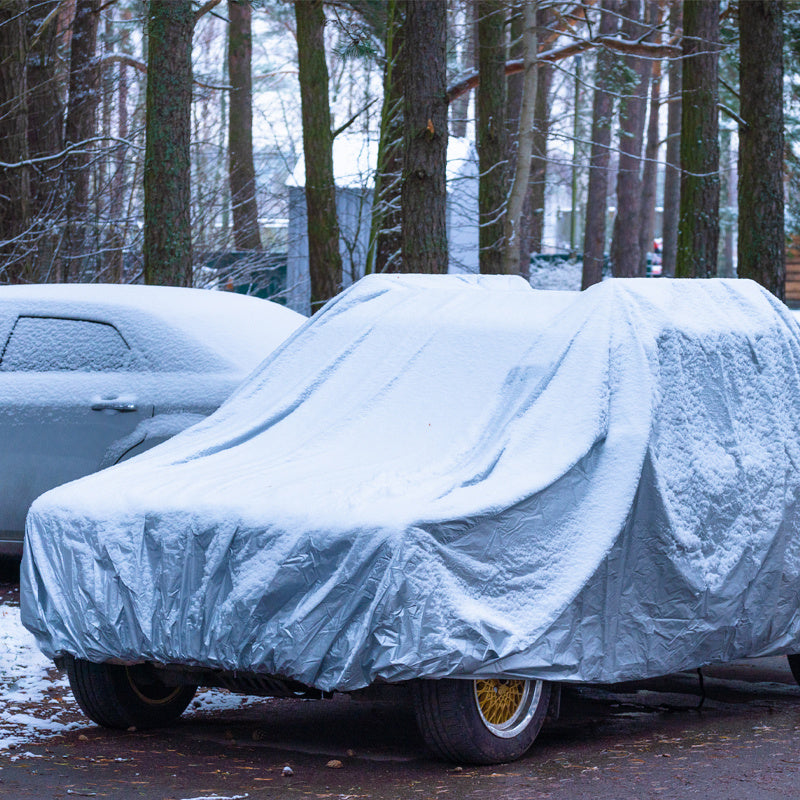 Autoschutzabdeckung RETOO DriveTech, Grau für Fahrzeug und unterwegs – Detailansicht 23