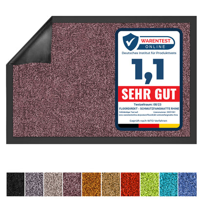 Schmutzfangmatte – Testsieger Preis-Leistung (Note 1,1) – Fußmatte für Innen & Außen – Robuster Türvorleger in vielen Größen und Varianten