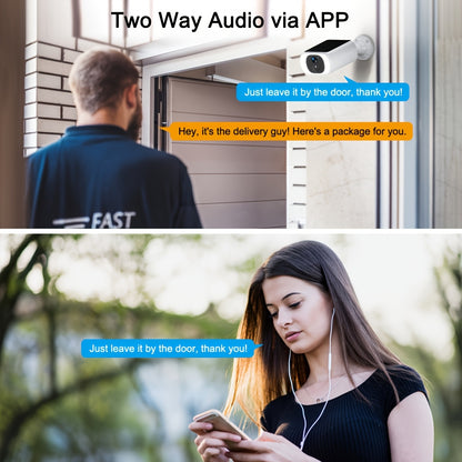 ANRAN 3MP Solar Überwachungskameras Kabellos Außenbereich, Farb-Nachtsicht, 2.4Ghz WiFi Überwachungskamera für den Außenbereich für Haussicherheit mit eingebautem Solarpanel, 2-Wege-Audio, Kompatibel mit Alexa