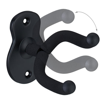 3 x Gitarrenhalter in Schwarz