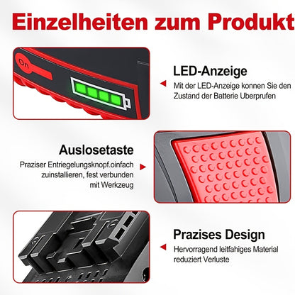 1-4er Pack 18V 8000mAh Lithium Akku Ersatz für 18V Akku BAT609 BAT609G BAT610G BAT611 BAT612 BAT618 BAT618G BAT619 BAT619G BAT622 BAT620 Power Battery