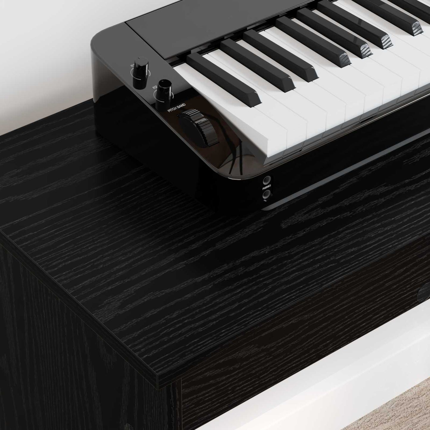 vidaXL Klavierständer Holzständer Musikständer Musikalisches Zubehör Instrumentenhalter Keyboard Möbel Studio Ständer Übungsständer Indoor Musiker Ständer Synthesizer Ständer