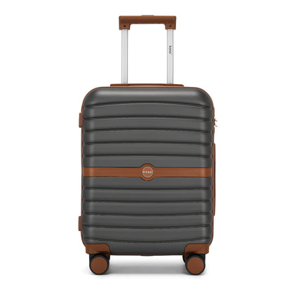 20 Zoll 24 Zoll 28 Zoll Kono Koffer Gepäck ABS+PC Camping Streifendesign mit Colour-Block Details Hartschale mit Spinner Rädern Black Friday Thanksgiving Weihnachtsgeschenk