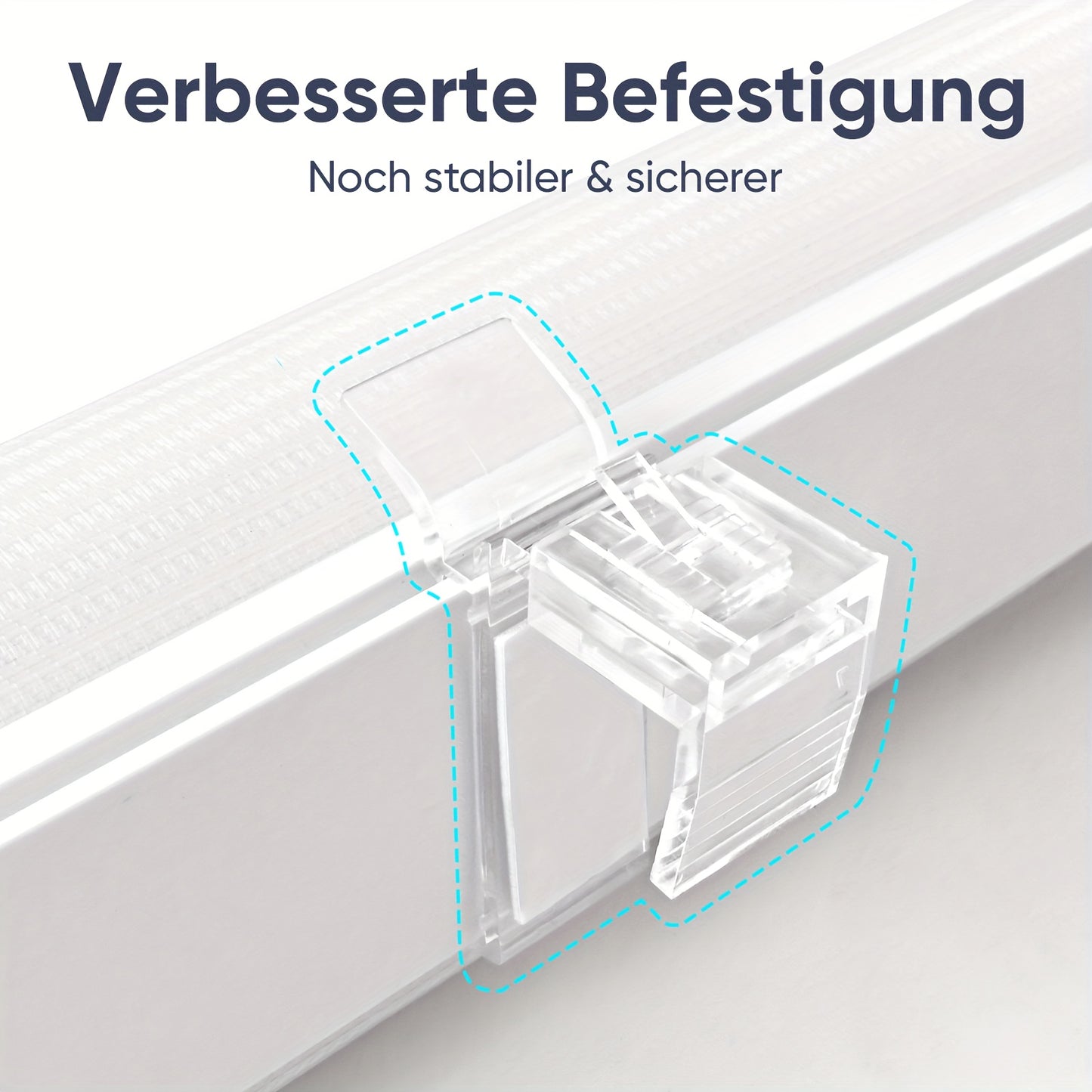 Sekey Doppel-Rollo, Klemmfix – Bohrfrei, Duo-Rollo für Fenster  Türen – Sonnenschutz