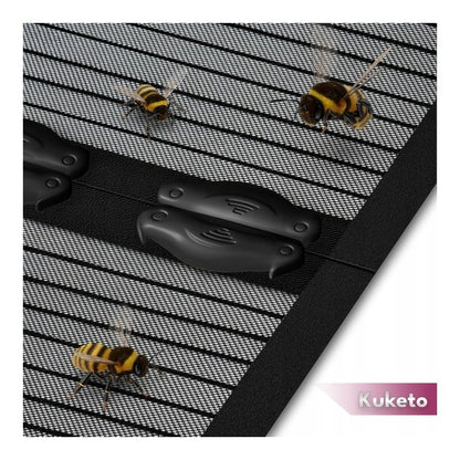 Moskitonetz - Magnetisches Mückennetz für Balkontüren, 100 x 210 cm - Insektennetz, Selbstschließender Vorhang mit Magneten, Sommerinsektenschutz, Schnelle Montage ohne Bohren, Türschirme für Zuhause, Wohnung, Garten, Pavillon, Universell Schwarz mit Auto
