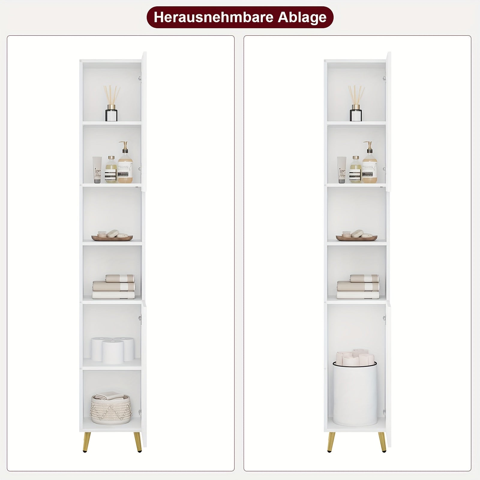 Badezimmerschrank, 1 Stk für Badezimmer und Gäste-WC – Detailansicht 8