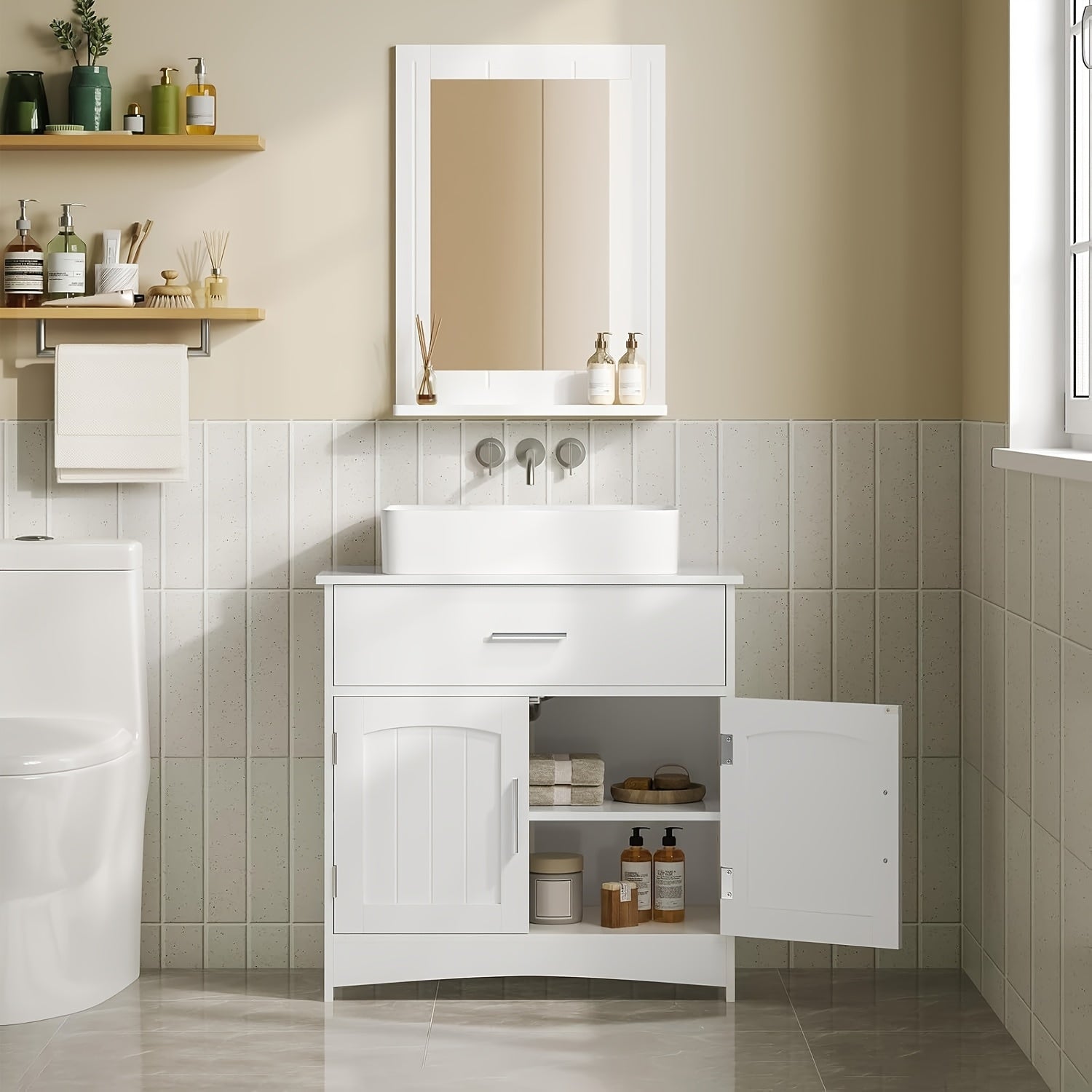 Badezimmerschrank, 1 Stück Medizinschrank für Badezimmer – Detailansicht 3