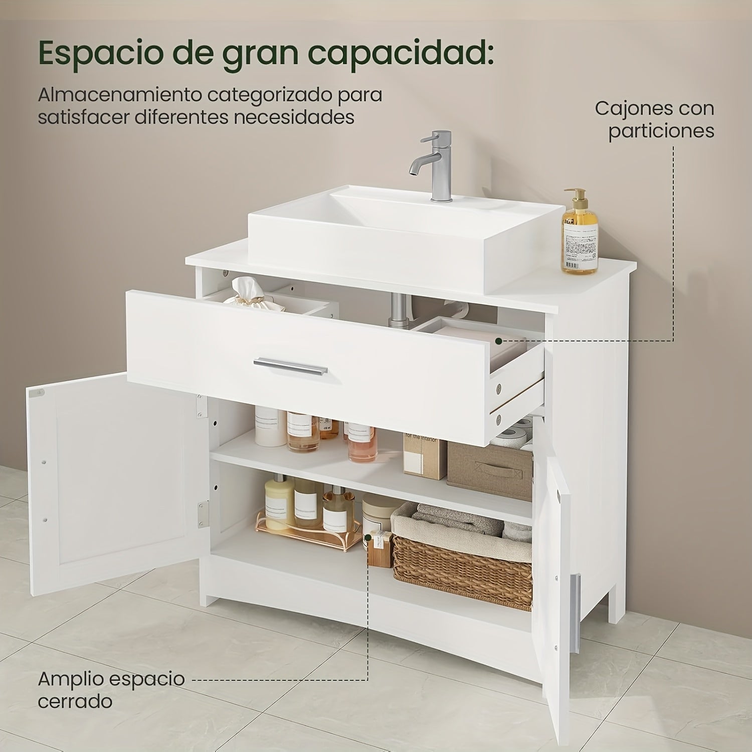Badezimmerschrank, 1 Stück Medizinschrank für Badezimmer – Detailansicht 6