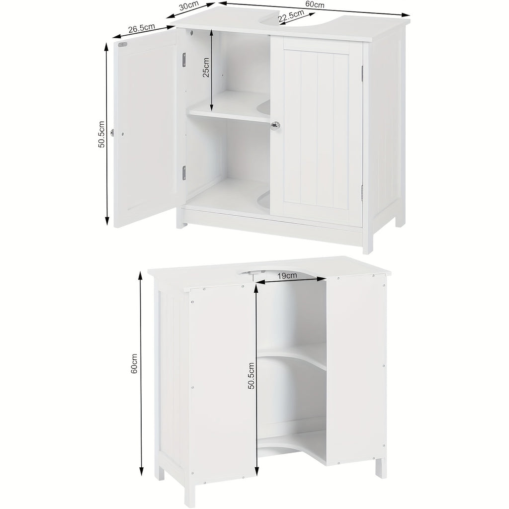 Badezimmerschrank, 1 Stück Waschtischschrank für Gäste-WC – Detailansicht 4