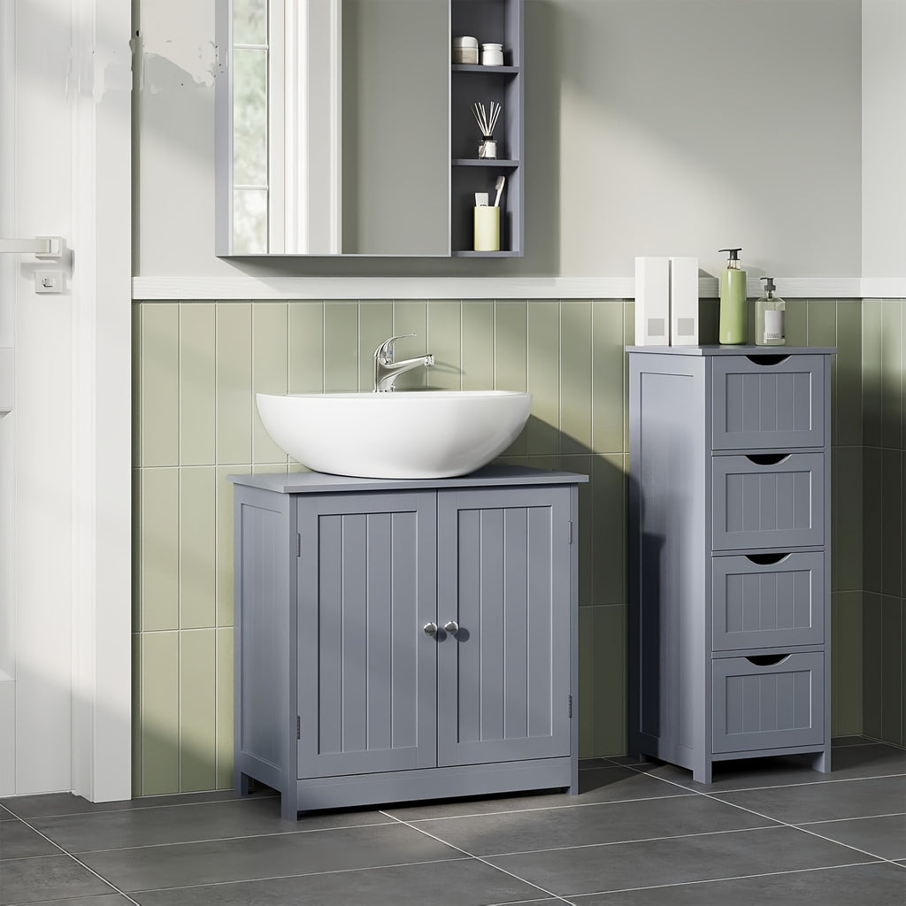 Badezimmerschrank, 1 Stück Waschtischschrank für Gäste-WC – Detailansicht 8